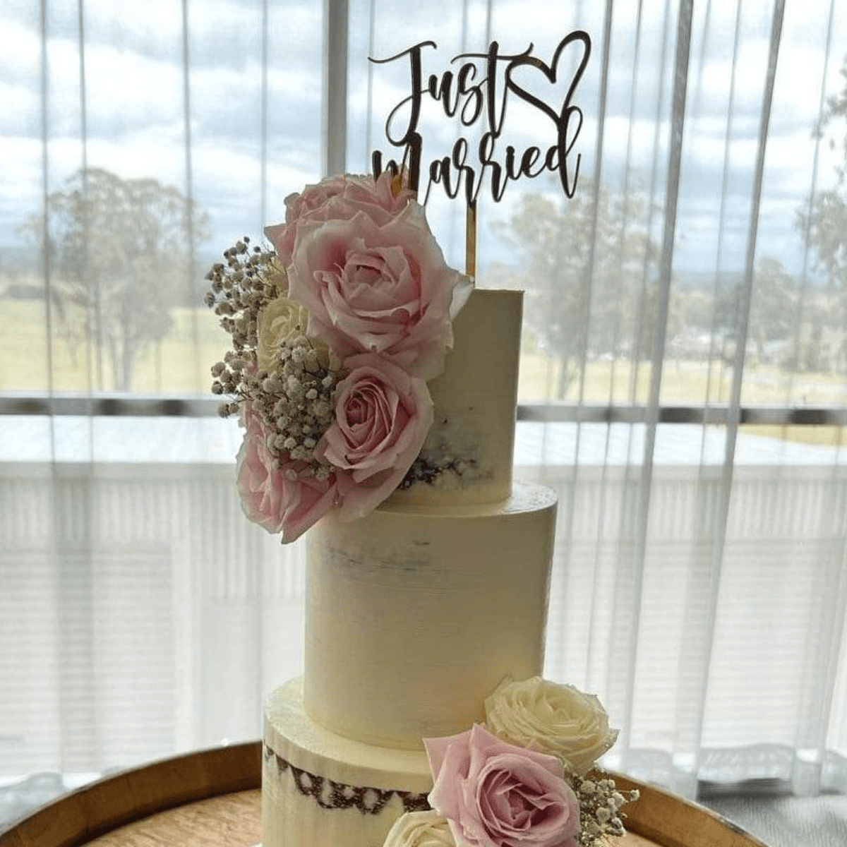 Just Married Cake Topper Next Level Laser Designs   Untitled Design 2023 01 20T143427.159 